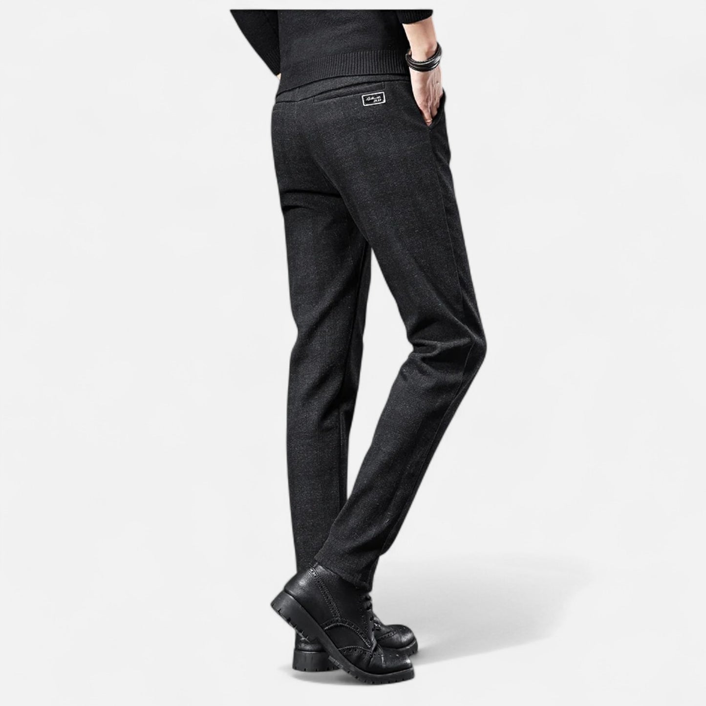 Melvoir | Męskie Eleganckie Spodnie w Kratę