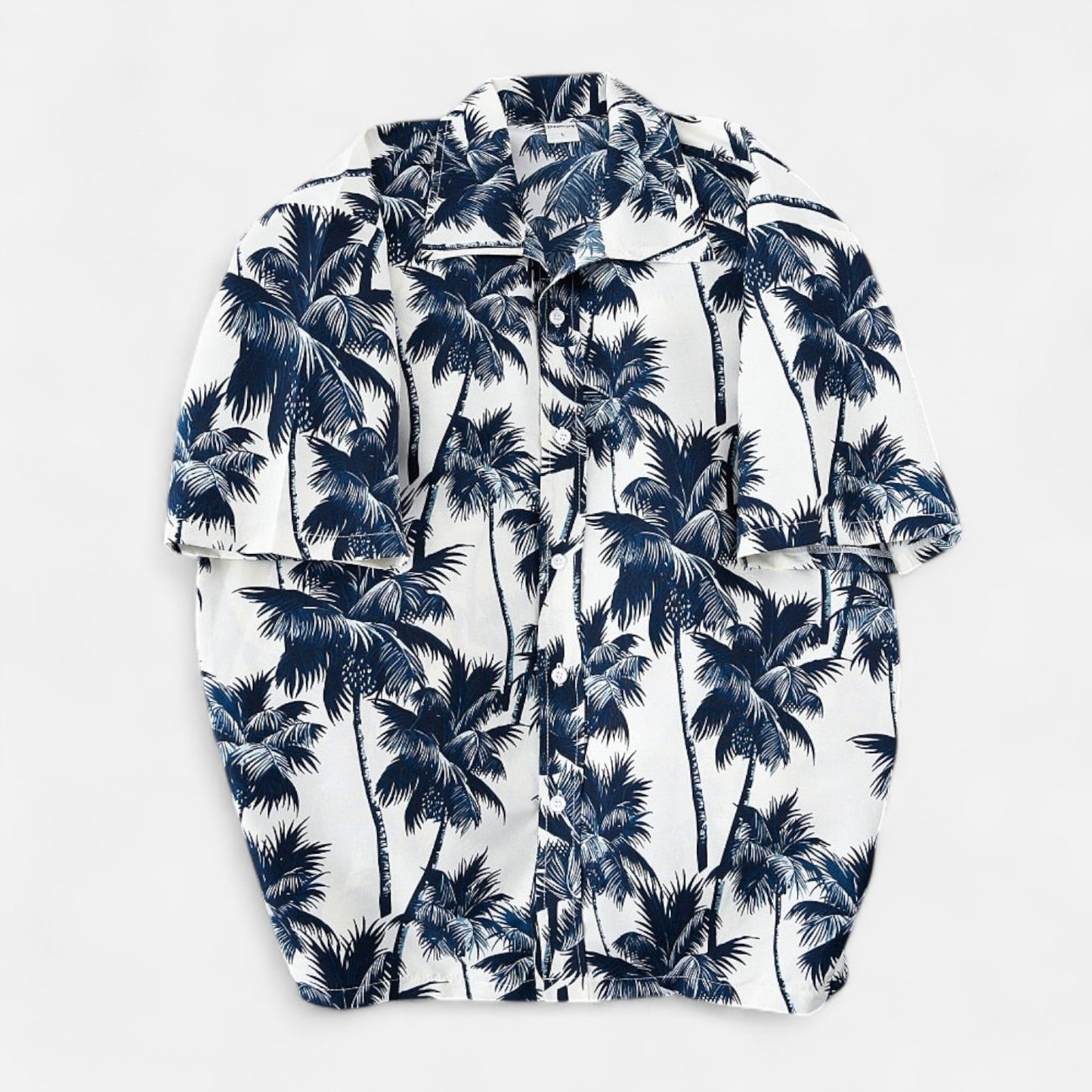 Melvoir | Męska Koszula z Krótkim Rękawem i Tropikalnym Nadrukiem