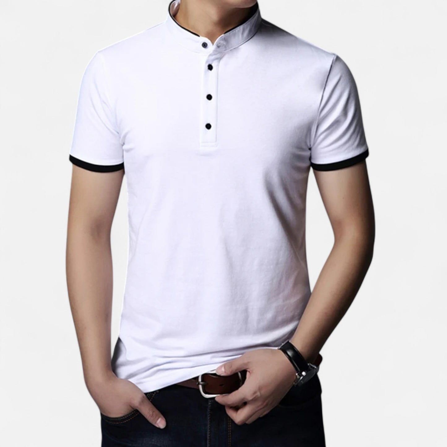 Melvoir | Męska Koszulka Polo Business Casual