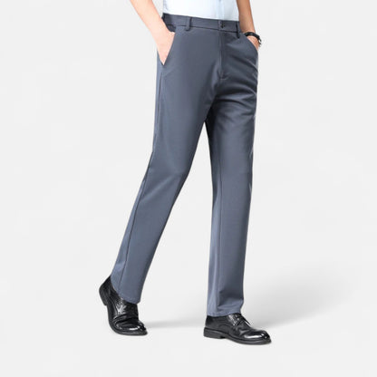 Melvoir | Męskie Cienkie Eleganckie Spodnie Biznesowe