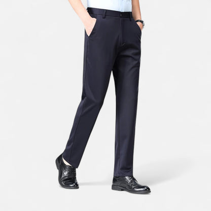 Melvoir | Męskie Cienkie Eleganckie Spodnie Biznesowe