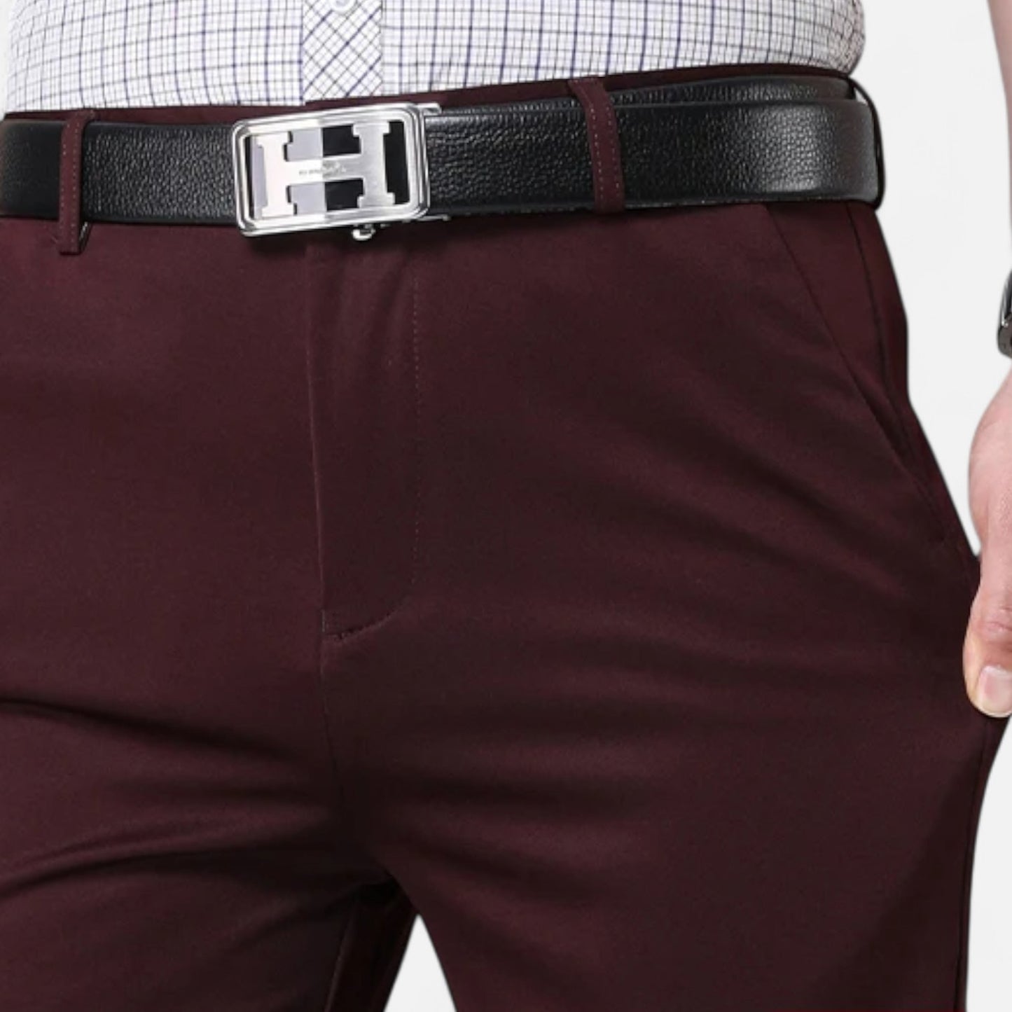 Melvoir | Męskie Elastyczne Spodnie Smart Casual