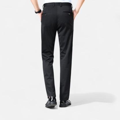 Melvoir | Męskie Cienkie Eleganckie Spodnie Biznesowe