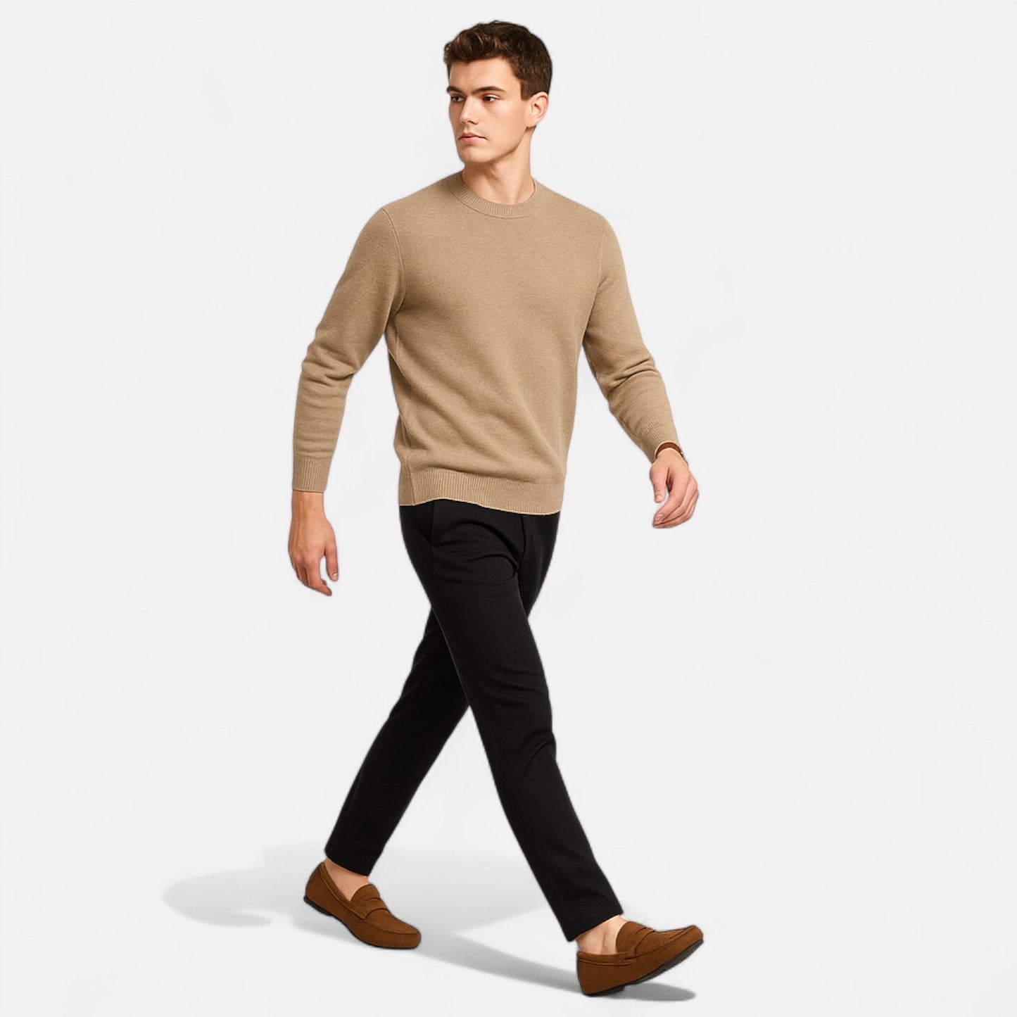 Melvoir | Męskie Skórzane Mokasyny Casual