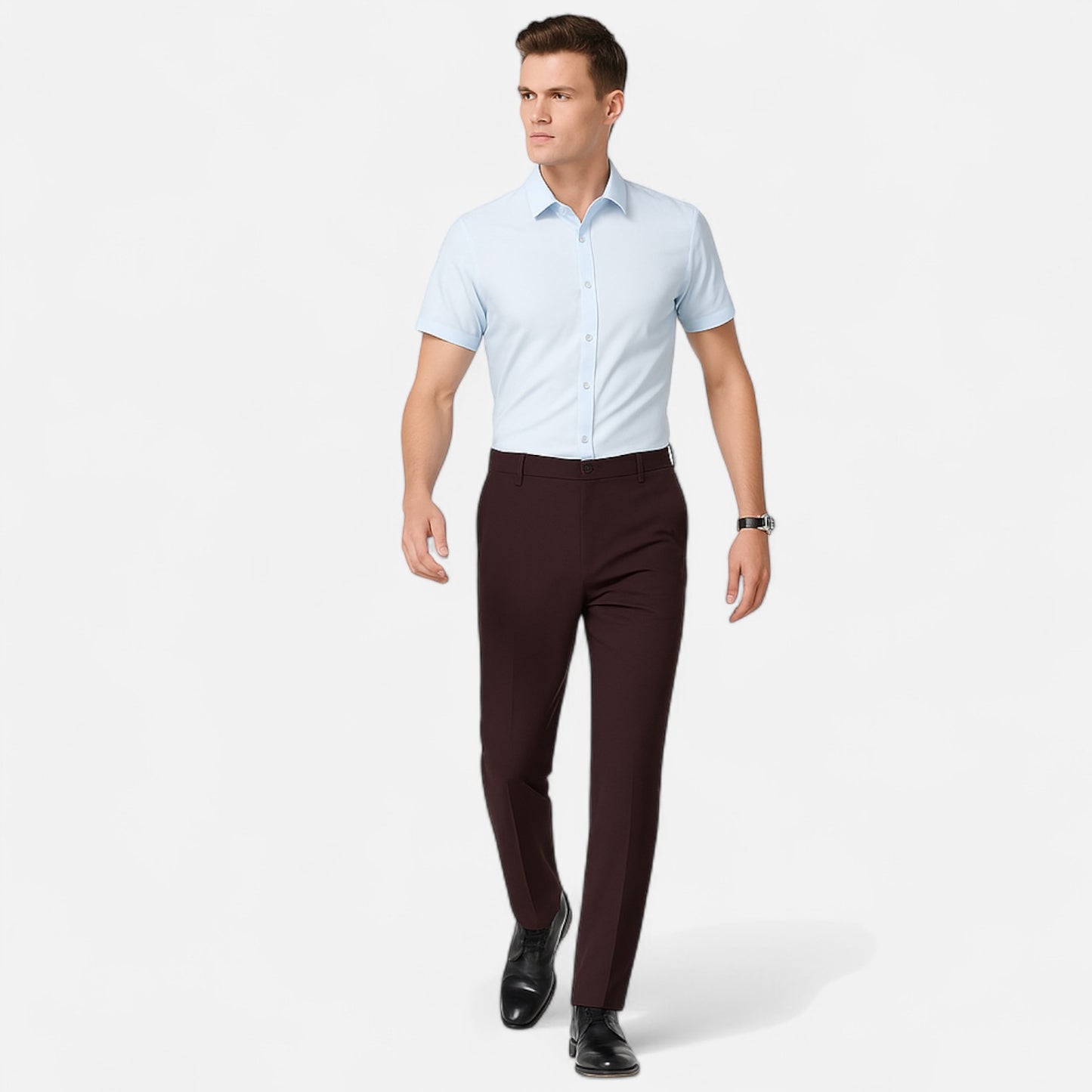 Melvoir | Męskie Cienkie Eleganckie Spodnie Biznesowe