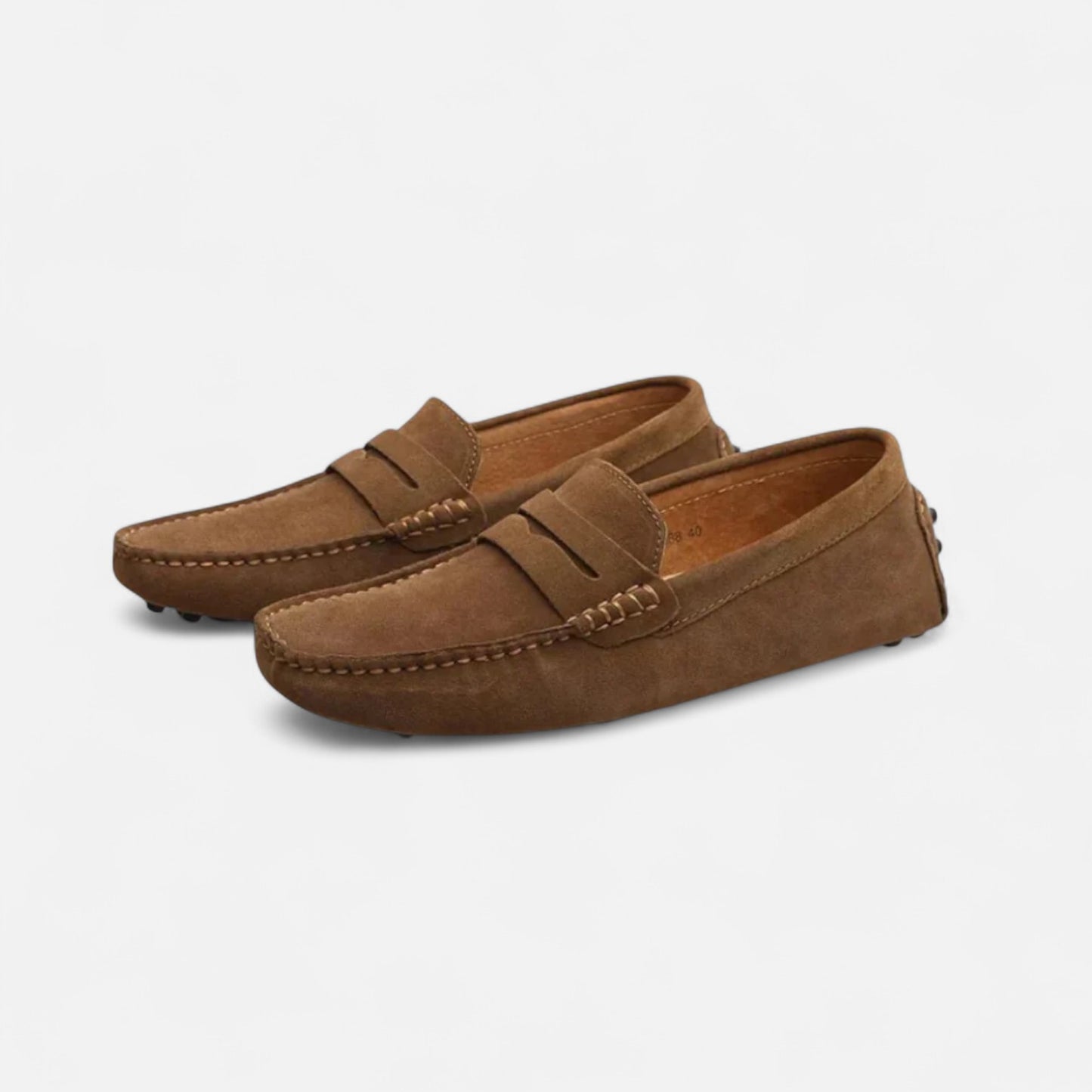 Melvoir | Męskie Skórzane Mokasyny Casual