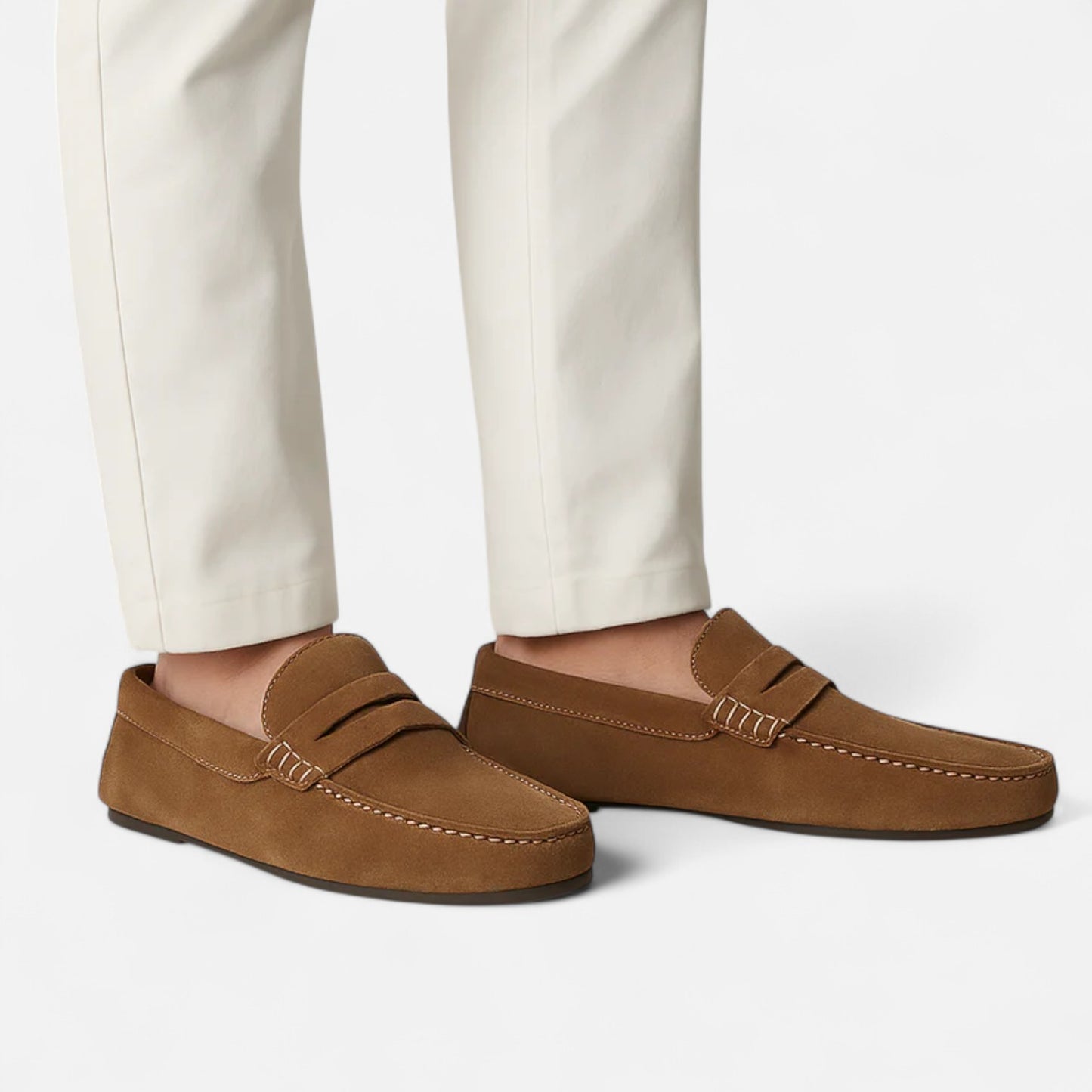 Melvoir | Męskie Skórzane Mokasyny Casual