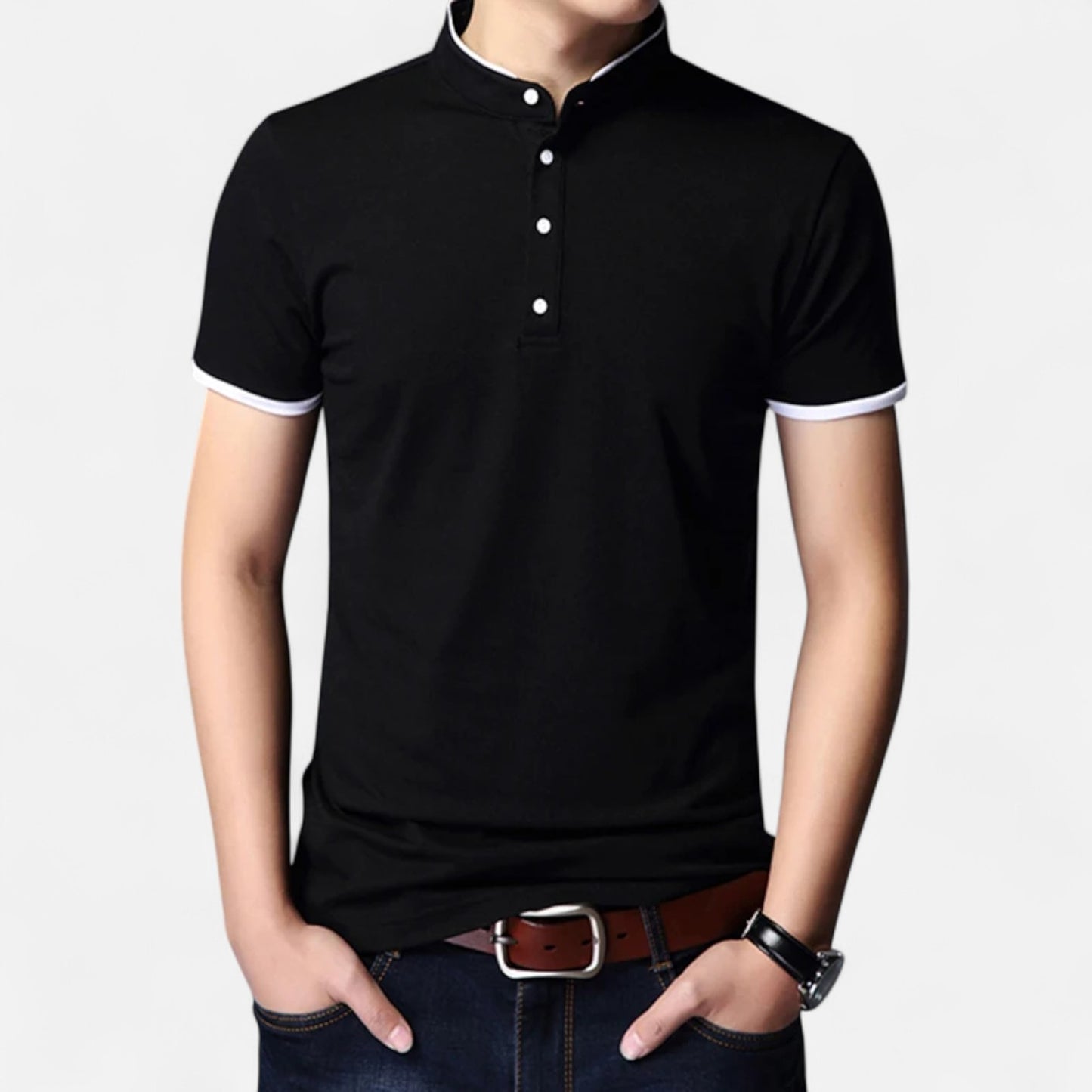 Melvoir | Męska Koszulka Polo Business Casual