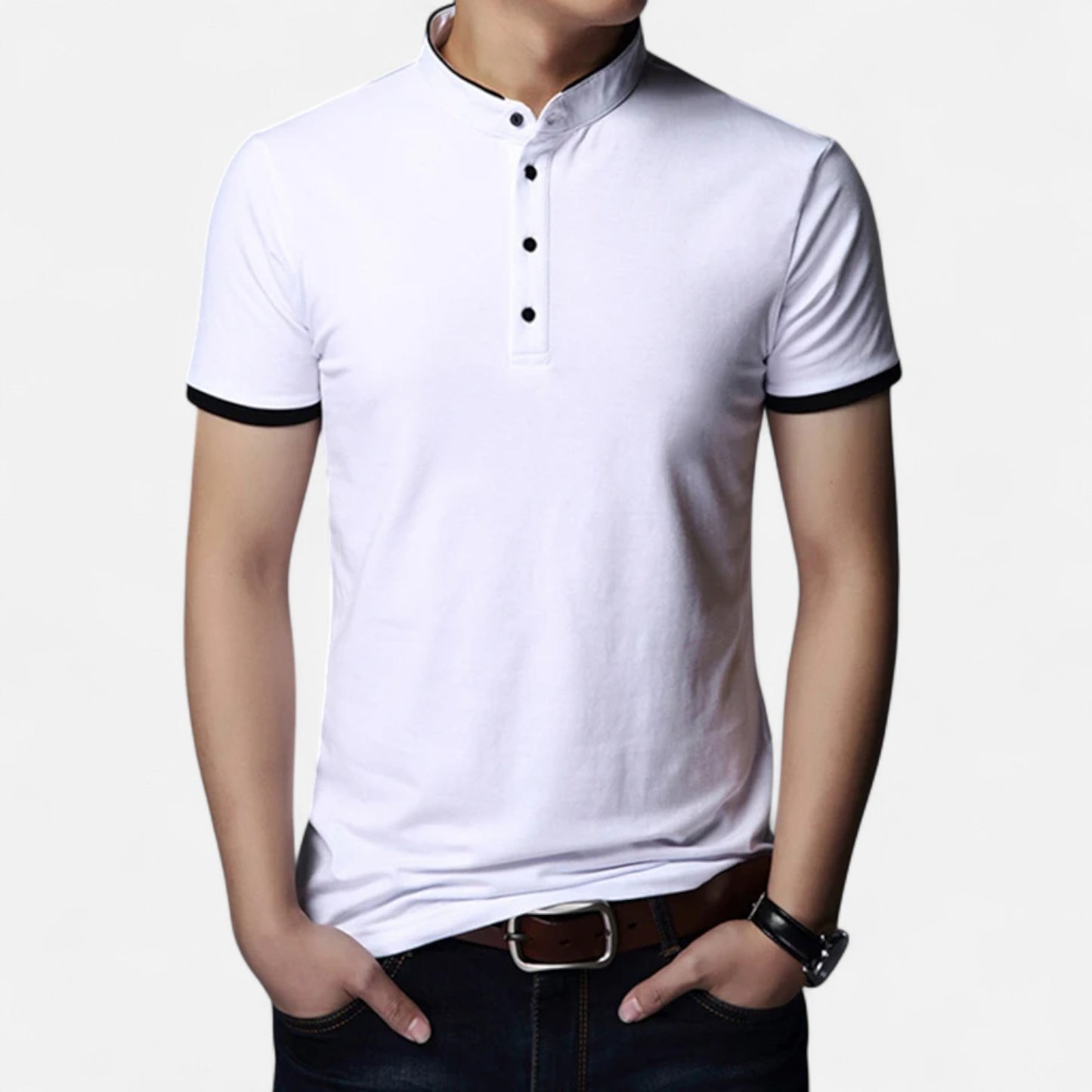 Melvoir | Męska Koszulka Polo Business Casual